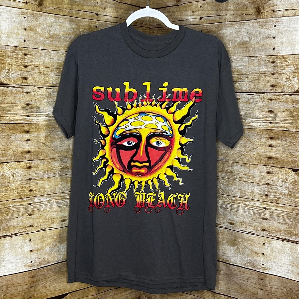 SUBLIME LONG BEACH CONCERT BAND GRAPHIC CREWNECK T-SHIRT UNI-SEX MEDIUM